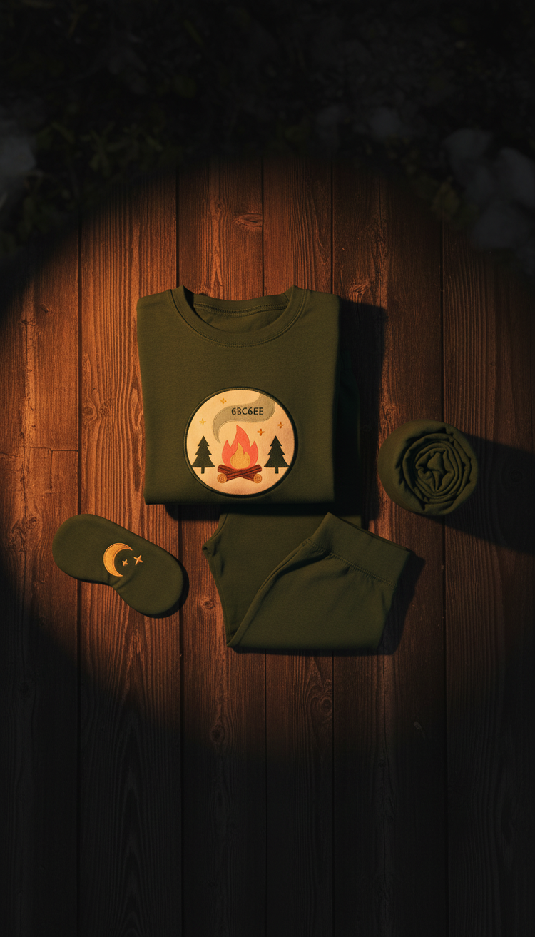 Pine Green Campfire Lounge Set in a new setting