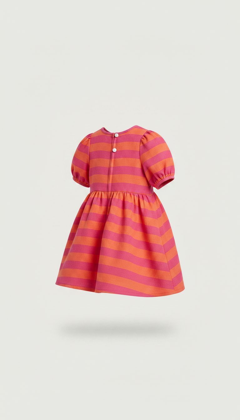 Alternate angle view of Striped Kids' Dress
