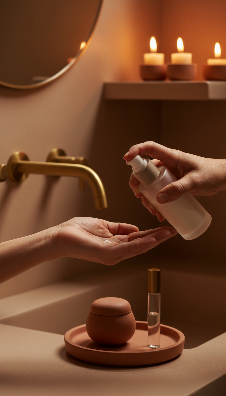 Refining Night Treatment with Retinol Peptides in use