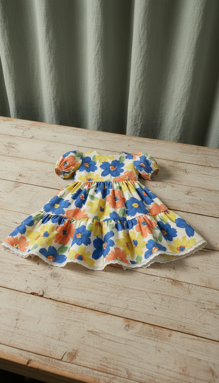 Toddler Dress in a new setting